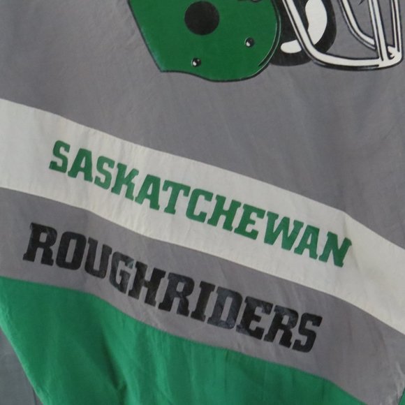 Saskatchewan Roughiders Jacker (VTG) - Colour Block by Midwest Sports - Mens 2XL - Picture 7 of 10